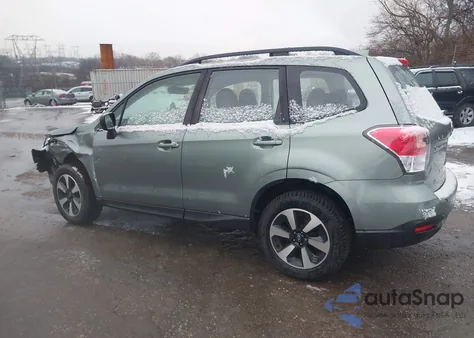 2017 Subaru Forester 2.5I из США, поврежденный, VIN JF2SJABC4HH570133